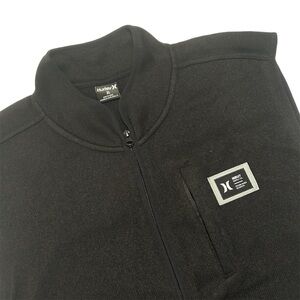 NWT Hurley Supply Co Men's‎ XL Black Mesa Ridgeline Full Zip Sweater Vest
